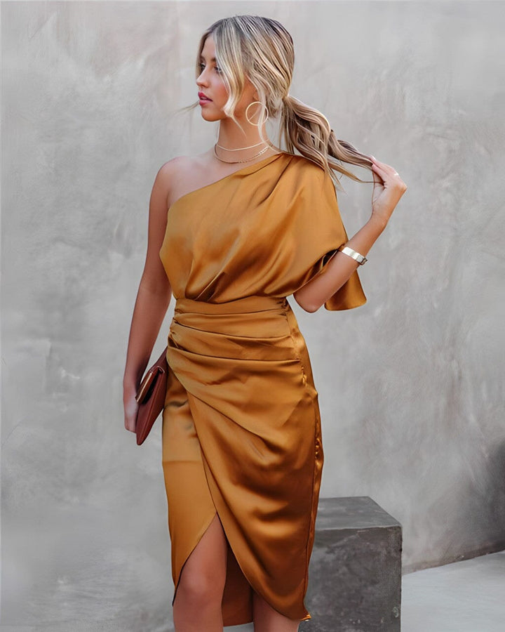 Dhalia – Asymmetrisches elegantes Kleid