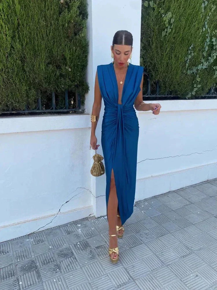 Cordelia – Elegantes Drapé-Kleid