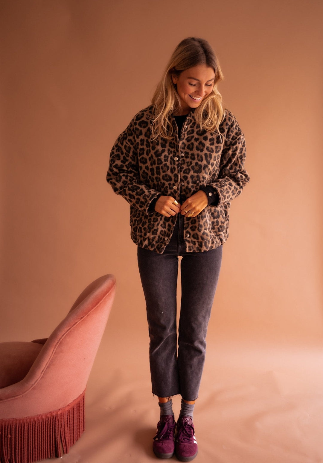 Dascha – Trendige Jacke mit Leopardenmuster