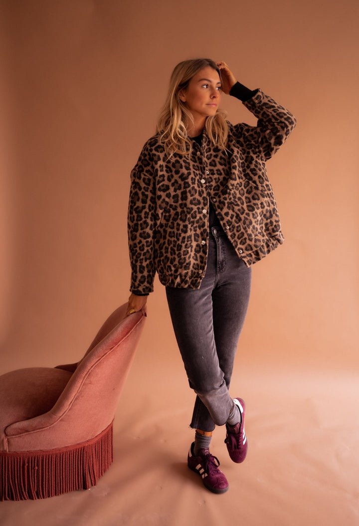 Dascha – Trendige Jacke mit Leopardenmuster