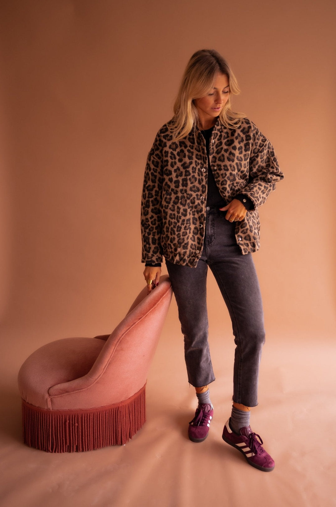 Dascha – Trendige Jacke mit Leopardenmuster