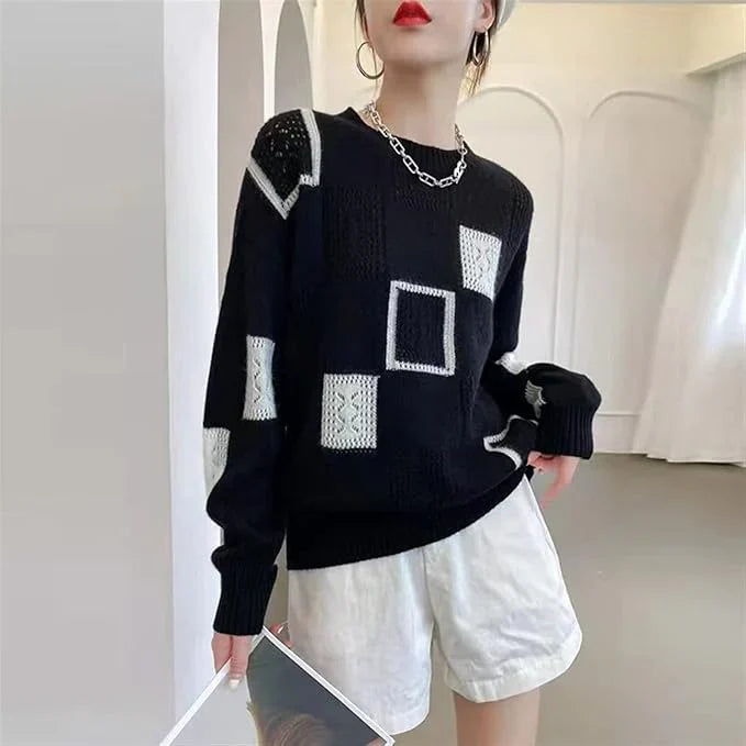 Odessa - Relaxed Geometric Sweater