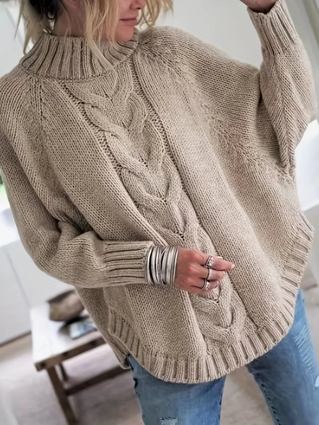 Rabiya - Lässiger, warmer Pullover 
